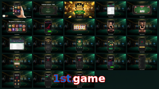 Main screen of 1St.game bet page for PK players