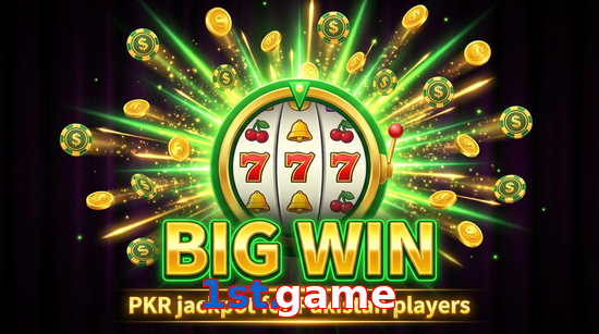 Big win animation on 1St.game slot game